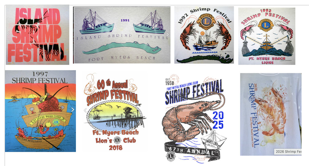 Shrimp Festival Past Designs