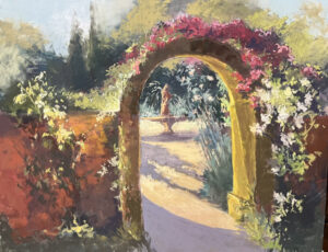 Alone in the garden by Dana Enders