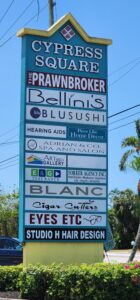 cypresss square sign