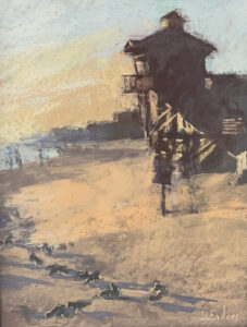 Morning Sentinels-Dana Enders-Soft pastel-12-16-645